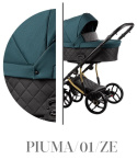 PIUMA Limited 3w1 Baby Merc wózek wielofunkcyjny z fotelikiem Kite 0-13 kg kolor PIUMA/01/ZE